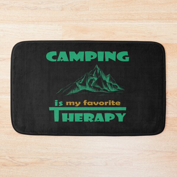 Item preview, acampar es mi terapia favorita, regalo de camping, camping, regalo de camping para niñas, regalo de camping padre designed and sold by adnane4off.