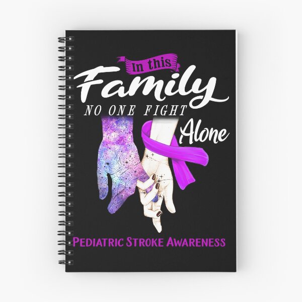 Item preview, In This Family No One Fights Alone PEDIATRIC STROKE Awareness designed and sold by Mnrshirley.