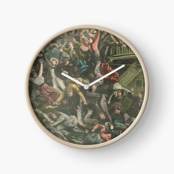 Bridge collapse Paris exhibition 1900 Clock