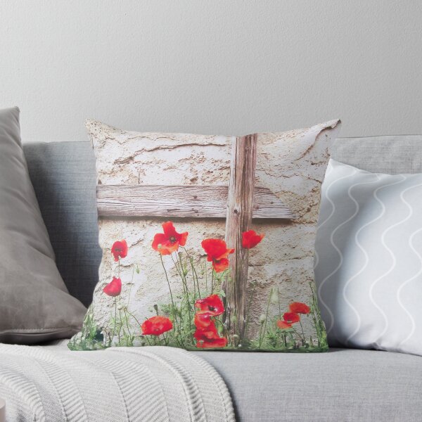 Item preview, Poppies against wall designed and sold by Silvia Ganora.