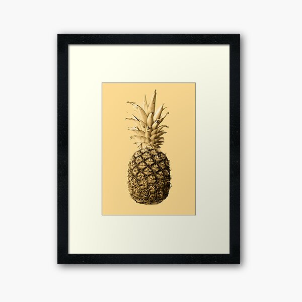 Pineapple 03 Gerahmter Kunstdruck