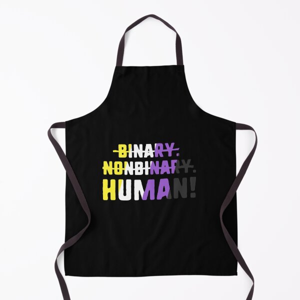 Item preview, Binary NonBinary Human LGBT Rights Non-Binary Pride designed and sold by QueenOfPrint.