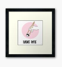 sushi byte Framed Print