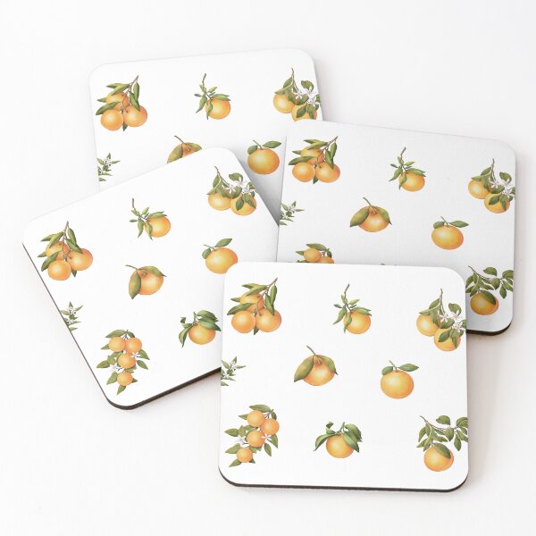 Item preview, Watercolor Orange Fruit and Orange Blossom designed and sold by silviaol.
