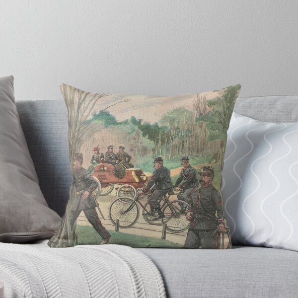 Item preview, Paris Police on bicycles France 1900 designed and sold by artfromthepast.