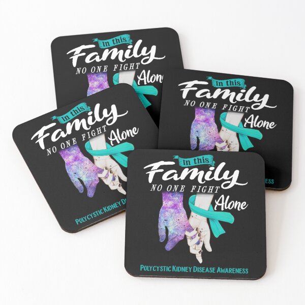 Item preview, In This Family No One Fights Alone POLYCYSTIC KIDNEY DISEASE Awareness designed and sold by Mnrshirley.