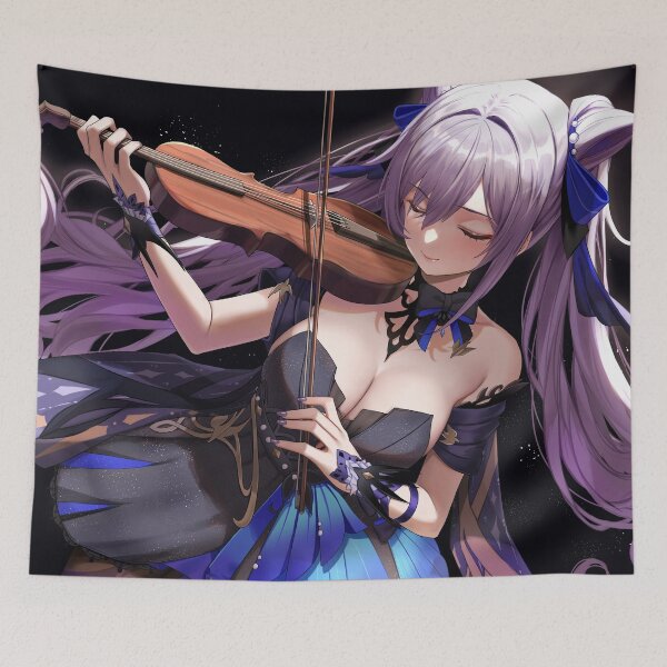 Item preview, Keqing with Violin [Genshin Impact] designed and sold by genshinwaifus.