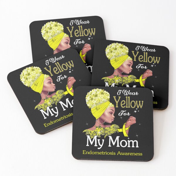 Item preview, Endometriosis Awareness Black Girl I Wear Yellow For My Mom designed and sold by tenjun16.