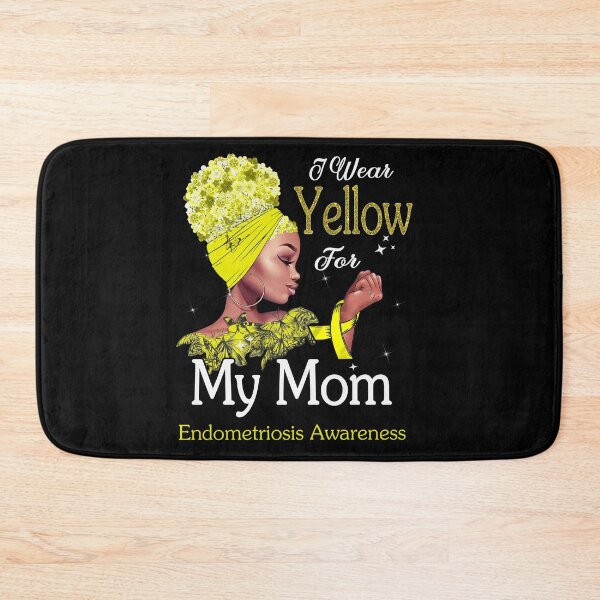 Item preview, Endometriosis Awareness Black Girl I Wear Yellow For My Mom designed and sold by tenjun16.