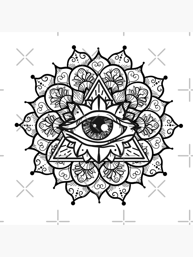 "yoga evil eye" Poster for Sale by christteenryan Redbubble