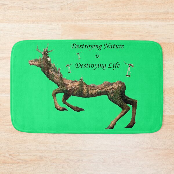 Item preview, Destroying nature is destroying life designed and sold by EDDANI.