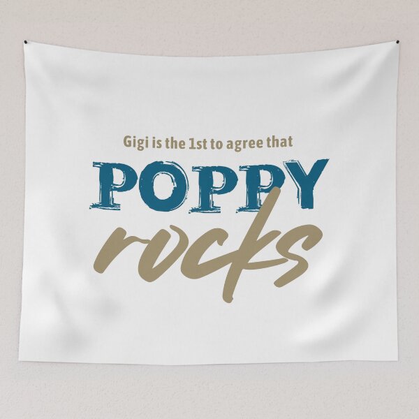 Item preview, Poppy rocks! designed and sold by Cane & Abel Creations ..