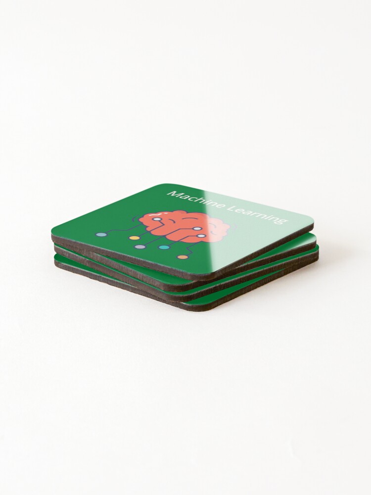 Thumbnail 4 of 5, Coasters (Set of 4), Machine Learning designed and sold by UpcomingTech.