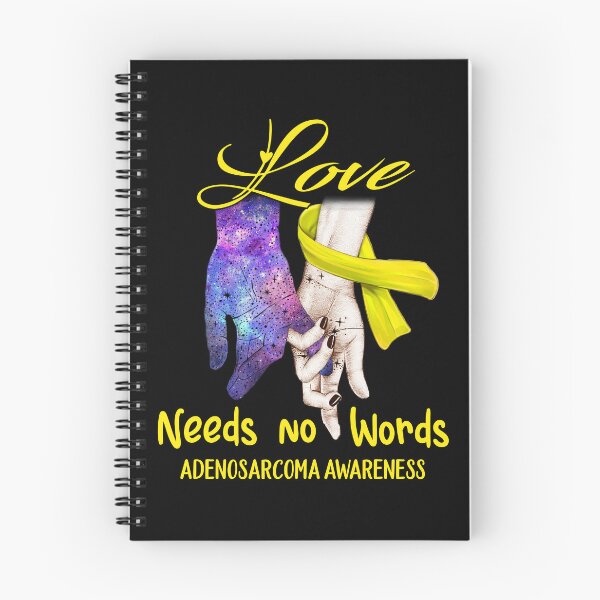 Item preview, Adenosarcoma Awareness - Love Needs No Words designed and sold by ArangoaStore.