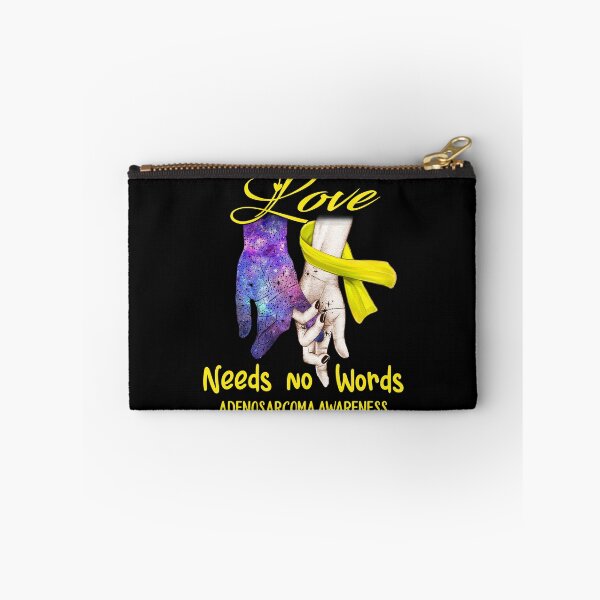 Item preview, Adenosarcoma Awareness - Love Needs No Words designed and sold by ArangoaStore.