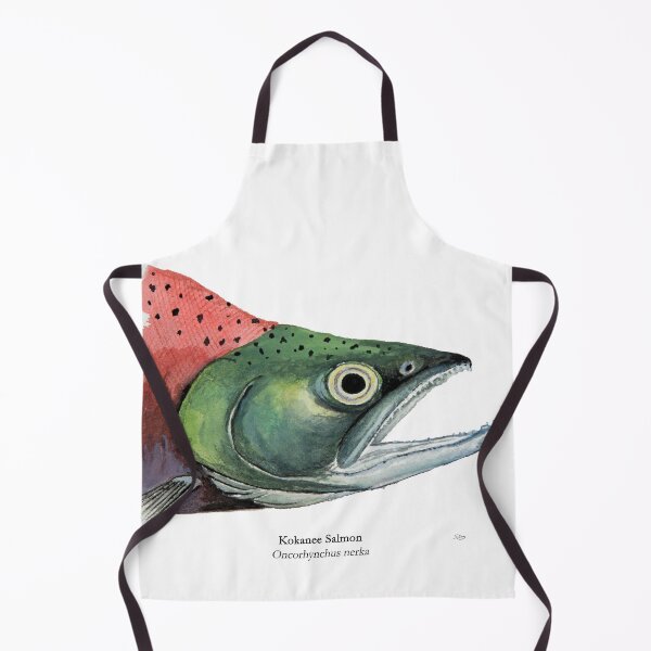 Item preview, Kokanee Salmon Head Painting designed and sold by Stephen Emms.