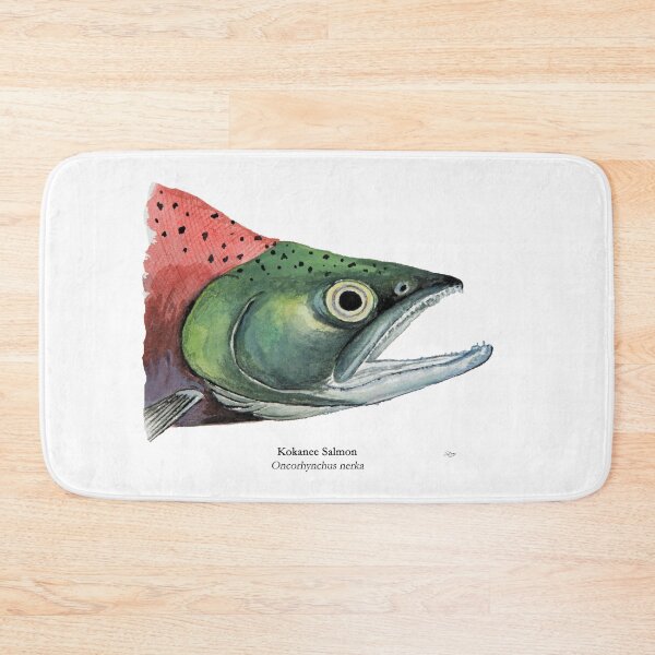 Item preview, Kokanee Salmon Head Painting designed and sold by Stephen Emms.