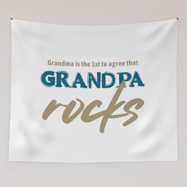Item preview, Grandpa rocks! designed and sold by Cane & Abel Creations ..