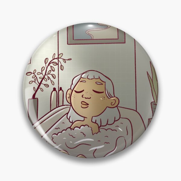 Item preview, self-care lady designed and sold by GramsIllustrate.