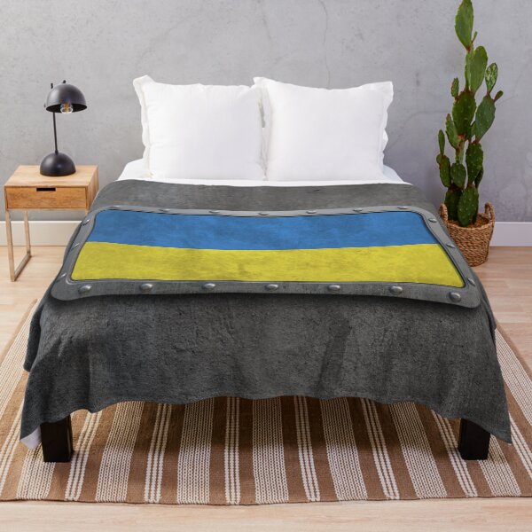 Item preview, Rough Steel Flag of Ukraine  designed and sold by JeffBartels.
