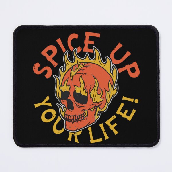 Item preview, skull on fire designed and sold by ViejoWill.