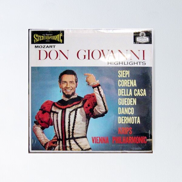 Vista previa del artículo con la obra «Mozart, Don Giovanni, ópera, Wolfgang Amadeus Mozart», diseñado y vendido por Vintaged.