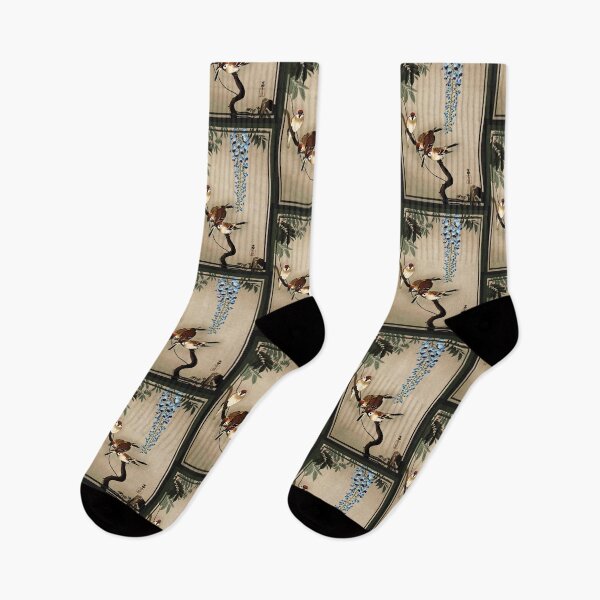 Item preview, Ring sparrows at wisteria by Ohara Koson designed and sold by DragonXX.