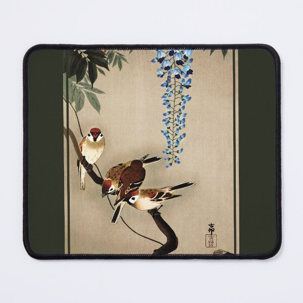 Item preview, Ring sparrows at wisteria by Ohara Koson designed and sold by DragonXX.