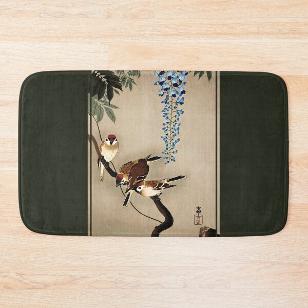 Item preview, Ring sparrows at wisteria by Ohara Koson designed and sold by DragonXX.