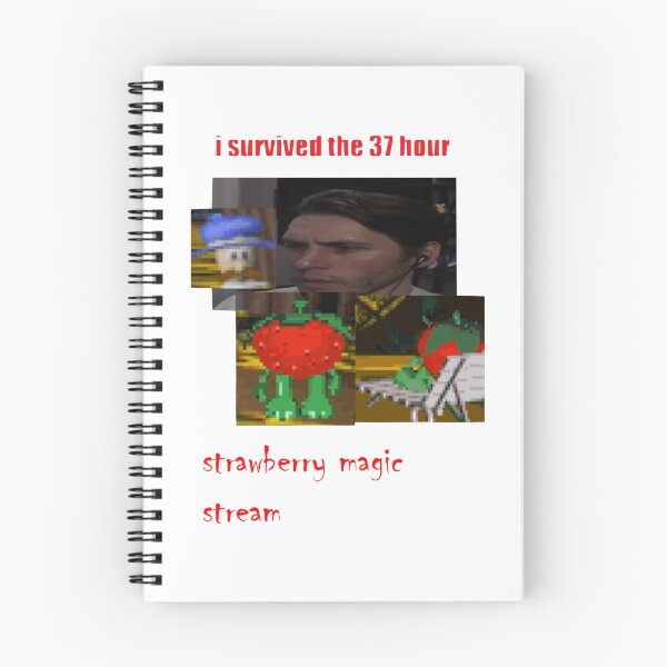 Item preview, i survived jerma's 37 hour strawberry magic stream designed and sold by hinakozu.