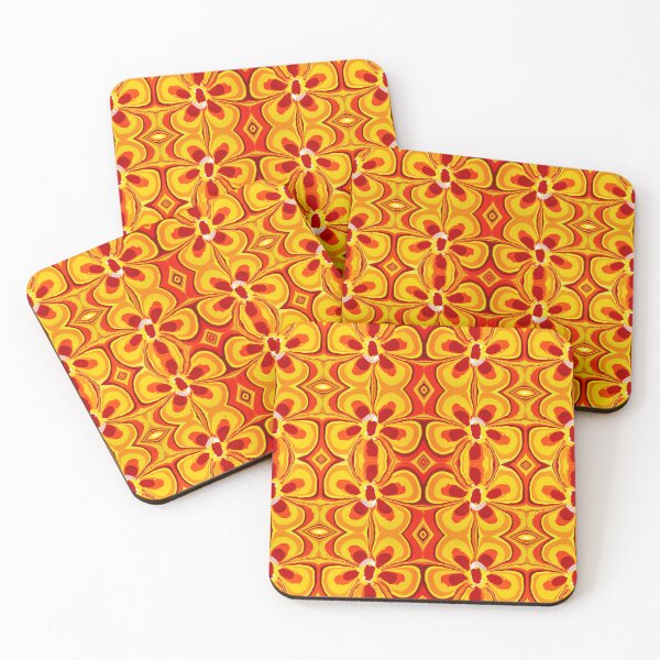 Item preview, Abstract Red, Orange, Yellow, and White Painting designed and sold by Creative-Voyage.