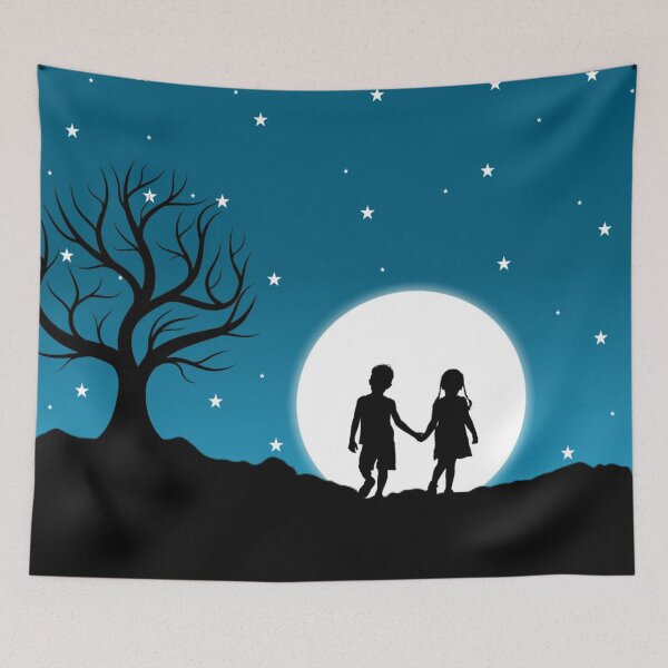 Item preview, Relationship And friendship ..? Landscape vactor Art designed and sold by Tshirtstory.