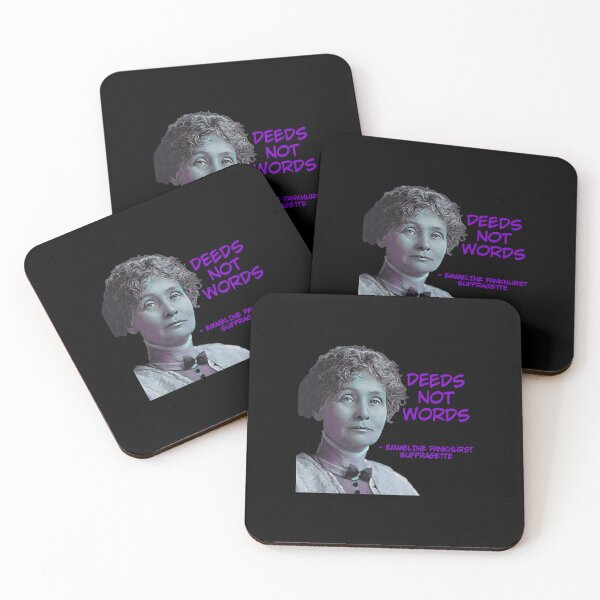 Item preview, Emmeline Pankhurst - Deeds Not Words  designed and sold by AshleyG4540554.