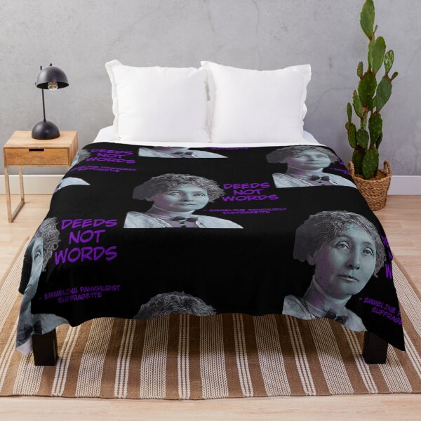 Item preview, Emmeline Pankhurst - Deeds Not Words  designed and sold by AshleyG4540554.