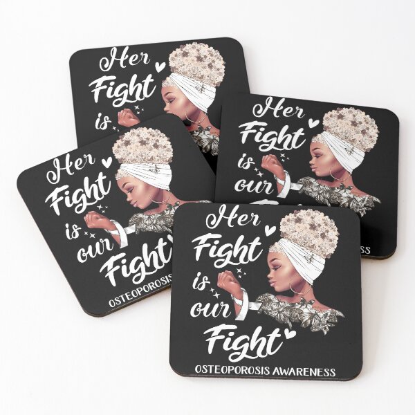 Item preview, Osteoporosis Awareness - Her Fight is Our Fight designed and sold by RidnerStore.