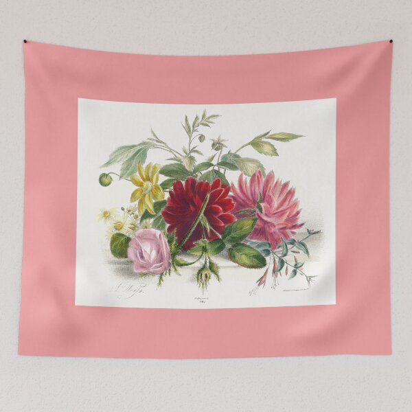 Item preview, COLORFUL AND BEAUTIFUL FLOWERS. (1850) designed and sold by metaweb.