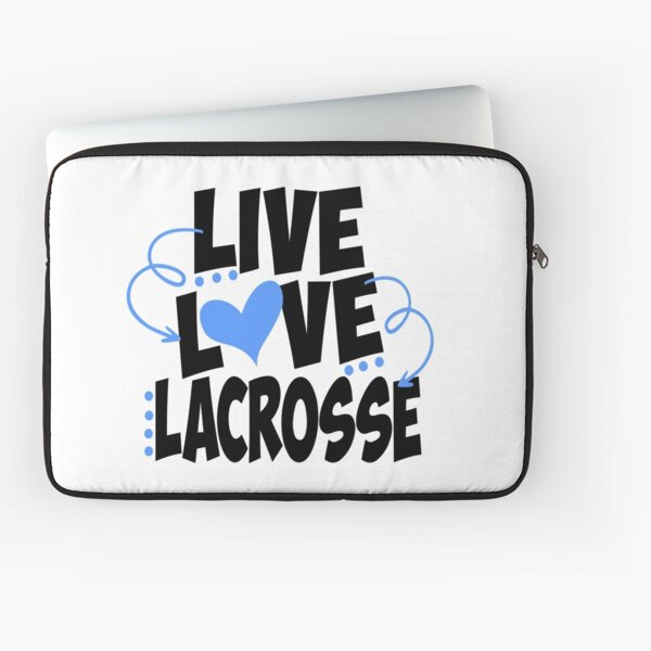 Live Love Lacrosse Laptop Sleeve