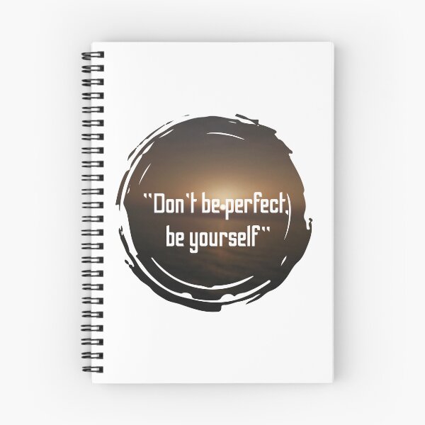 Item preview, Don't be perfect, be yourself  inspirational sunset quotes  designed and sold by HBWOLFARTS.