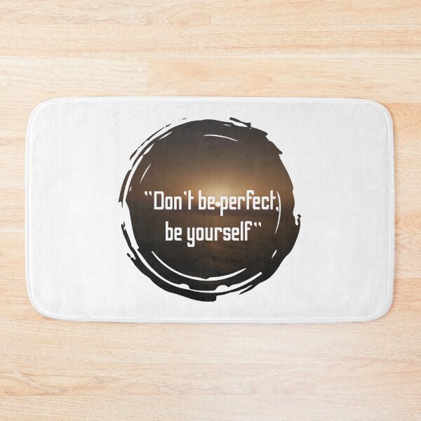 Item preview, Don't be perfect, be yourself  inspirational sunset quotes  designed and sold by HBWOLFARTS.