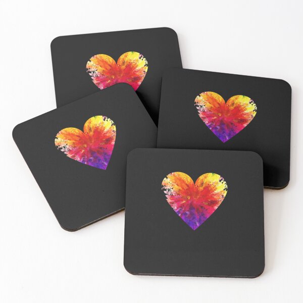 Item preview, Colorful heart slim fit t-shirt Essential T-Shirt designed and sold by EdelgardMay.