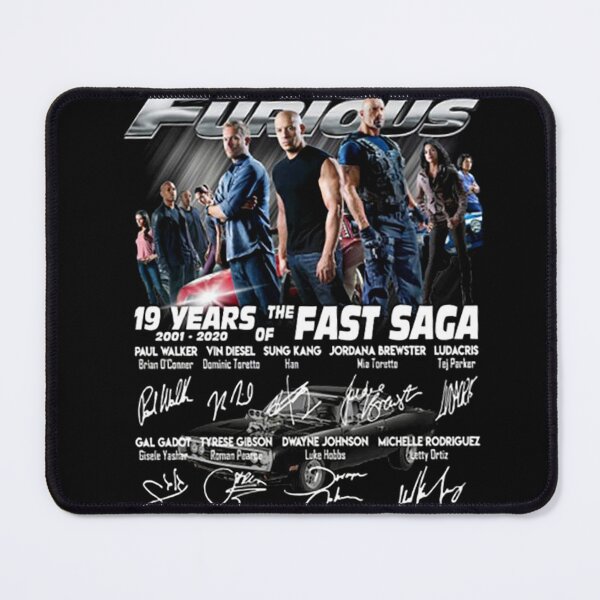 Item preview, 19-year-fast-saga-furious-signature-shirt designed and sold by BornholdGilbert.