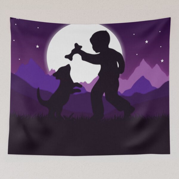 Item preview, Kid and puppy happy moment  designed and sold by Tshirtstory.