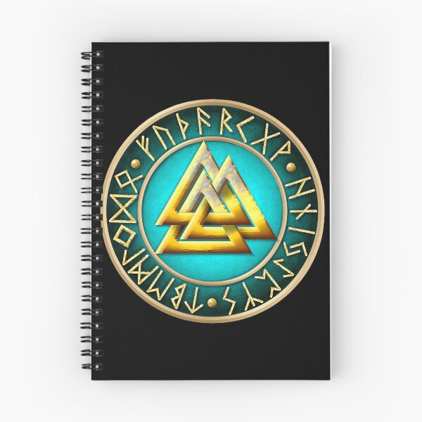 Item preview, Norse Valknut Runes - Teal  designed and sold by AshleyG4540554.
