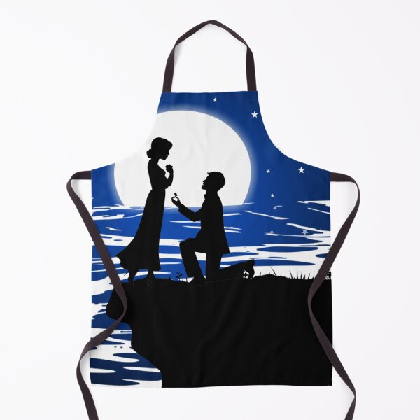 Item preview, Couple love proposal night effect designed and sold by Tshirtstory.