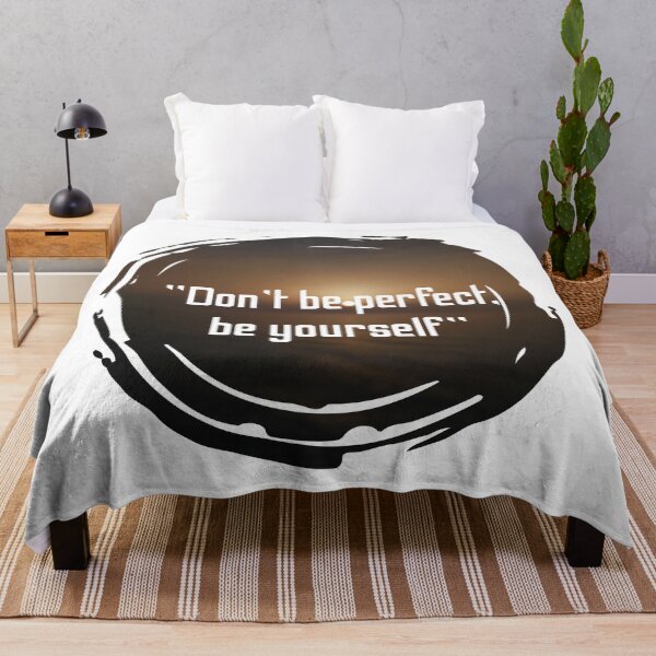 Item preview, Don't be perfect, be yourself inspirational sunset quotes designed and sold by HBWOLFARTS.