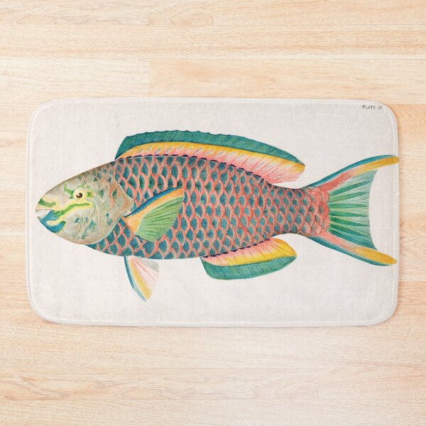 Item preview, BEAUTIFUL TROPICAL FISH PARROT. HENRY BALDWIN (1899) designed and sold by metaweb.