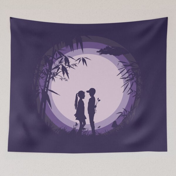 Item preview, Couple love feel landscape vactor Art designed and sold by Tshirtstory.