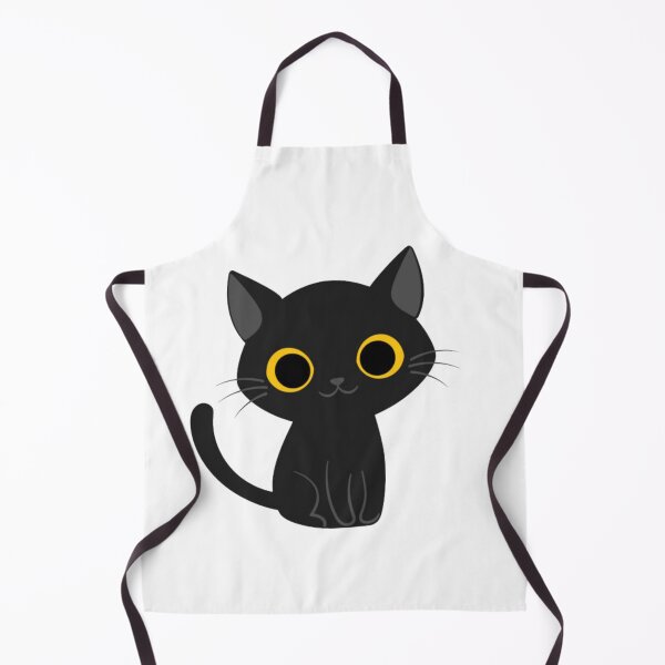 Item preview, Cute black kitty drawing art designed and sold by Seoul26.