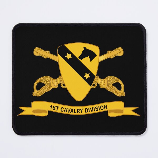 Item preview, Army - 1st Cavalry Division - DUI w Br - Ribbon designed and sold by Military Insignia Products.