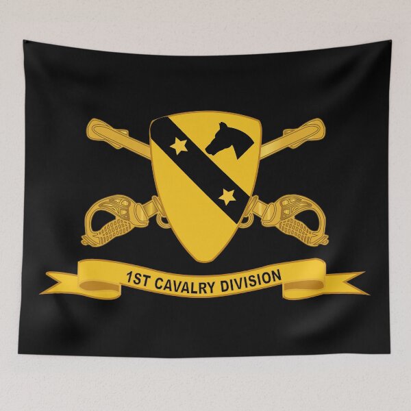 Item preview, Army - 1st Cavalry Division - DUI w Br - Ribbon designed and sold by Military Insignia Products.